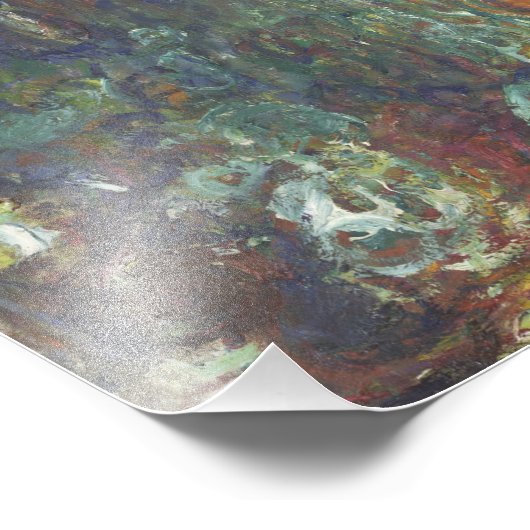 Claude Monet - Weeping Willow Foto Afdruk (Hoek)