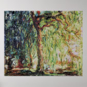 Claude Monet - Weeping Willow Poster (Voorkant)