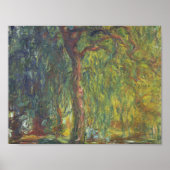 Claude Monet - Weeping Willow Poster (Voorkant)