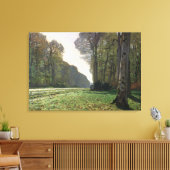 Claude Monet | Weg naar Bas-Breau, Fontainebleau Canvas Afdruk (Insitu (Woonkamer))