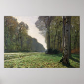 Claude Monet | Weg naar Bas-Breau, Fontainebleau Poster (Voorkant)
