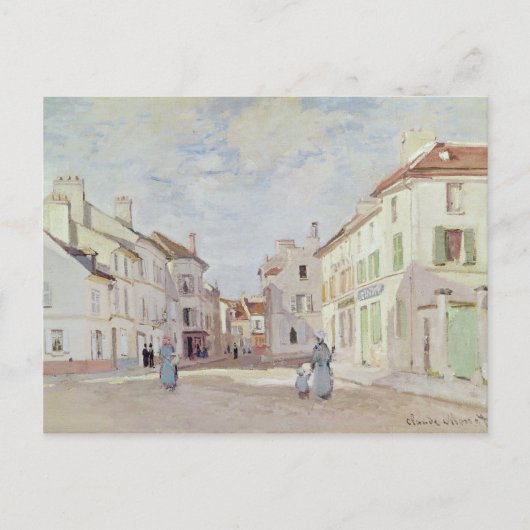Claude Monet | Wetstraat in Argenteuil Briefkaart (Voorkant)