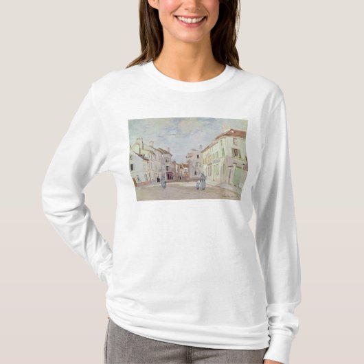 Claude Monet | Wetstraat in Argenteuil T-shirt (Voorkant)