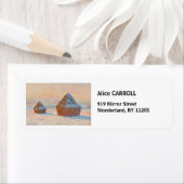 Claude Monet - Wheatstacks, Sneeuweffect, Morning Etiket (Insitu)