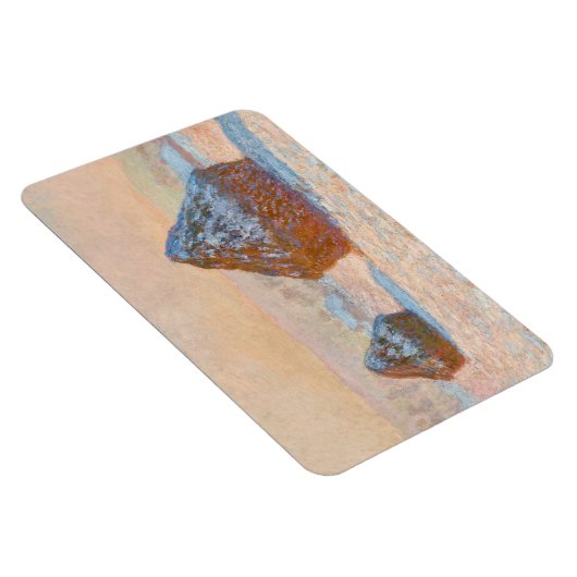 Claude Monet - Wheatstacks, Sneeuweffect, Morning Magneet (Rechterzijde)
