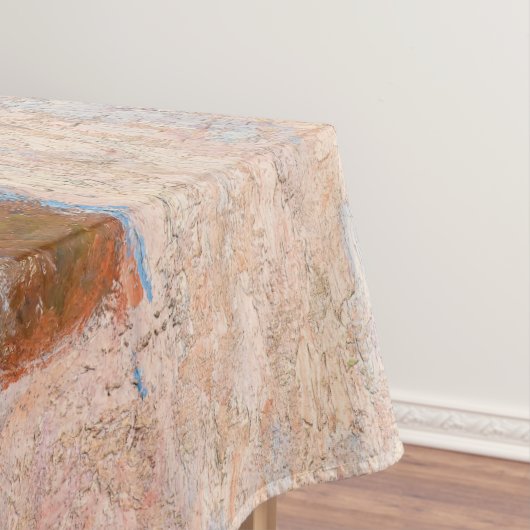 Claude Monet - Wheatstacks, Sneeuweffect, Morning Tafelkleed (Voorbeeld)