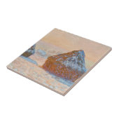 Claude Monet - Wheatstacks, Sneeuweffect, Morning Tegeltje (Zijkant)