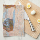 Claude Monet - Wheatstacks, Sneeuweffect, Morning Theedoek (Quarter Fold)
