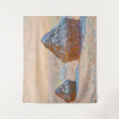 Claude Monet - Wheatstacks, Sneeuweffect, Morning Wandkleed (Voorkant)