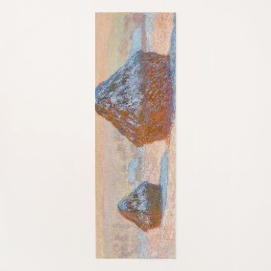 Claude Monet - Wheatstacks, Sneeuweffect, Morning Yogamat (Voorkant)
