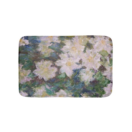 Claude Monet - White Clematis Badmat (Voorkant)