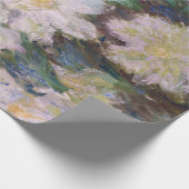 Claude Monet - White Clematis Cadeaupapier (Hoek)