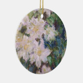 Claude Monet - White Clematis Keramisch Ornament (Rechts)