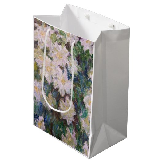 Claude Monet - White Clematis Medium Cadeauzakje (Voorkant Gekanteld)