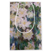 Claude Monet - White Clematis Medium Cadeauzakje (Voorkant)