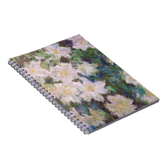 Claude Monet - White Clematis Notitieboek (Rechterzijde)