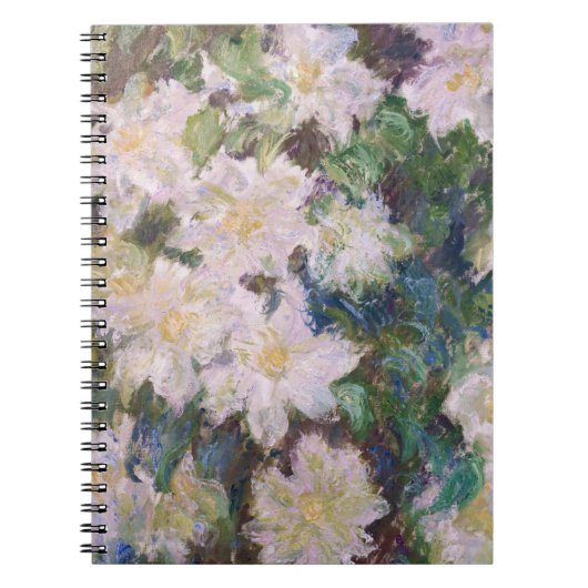 Claude Monet - White Clematis Notitieboek (Voorkant)