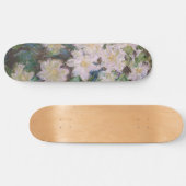 Claude Monet - White Clematis Persoonlijk Skateboard (Horizontaal)