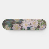 Claude Monet - White Clematis Persoonlijk Skateboard (Horizontaal)