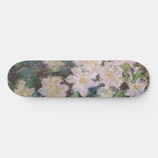 Claude Monet - White Clematis Persoonlijk Skateboard (Horizontaal)