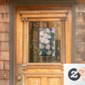Claude Monet - White Clematis Raamsticker (Huis Deur)