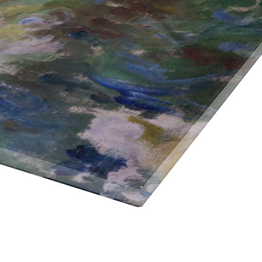 Claude Monet - White Clematis Snijplank (Hoek)