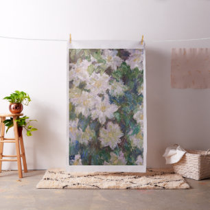 Claude Monet - White Clematis Stof