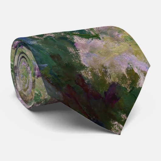 Claude Monet - White Clematis Stropdas (Opgerold)