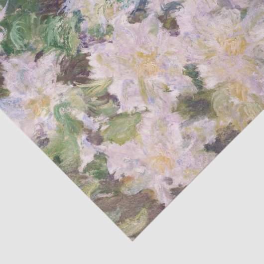 Claude Monet - White Clematis Tissuepapier (Detail)