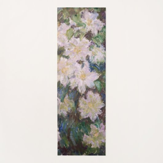 Claude Monet - White Clematis Yogamat (Voorkant)