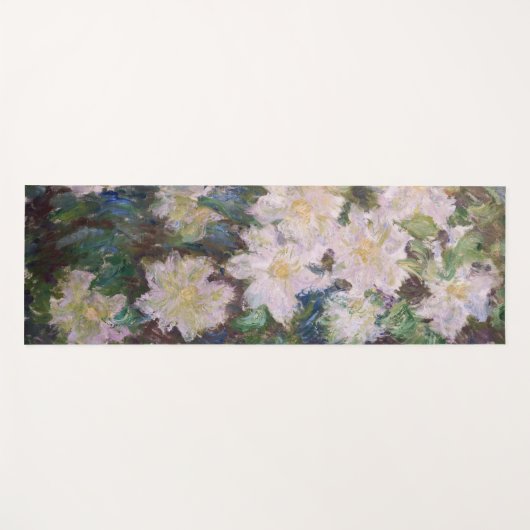 Claude Monet - White Clematis Yogamat (Voorkant (horizontaal))