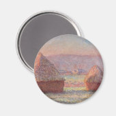 Claude Monet - White Frost Sunrise Magneet (Voorkant / Achterkant)