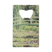 Claude Monet | White Nenuphars, 1899 Creditkaart Flessenopener (Achterkant)