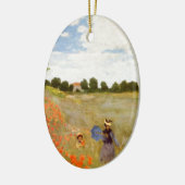 Claude Monet // Wild Poppies Keramisch Ornament (Links)