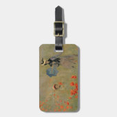 Claude Monet | Wilde papaver nabij Argenteuil Bagagelabel (Voorkant verticaal)