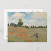 Claude Monet | Wilde papaver nabij Argenteuil Briefkaart (Voorkant / Achterkant)