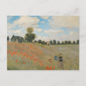 Claude Monet | Wilde papaver nabij Argenteuil Briefkaart (Voorkant)