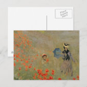 Claude Monet | Wilde papaver nabij Argenteuil Briefkaart (Voorkant / Achterkant)