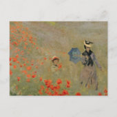 Claude Monet | Wilde papaver nabij Argenteuil Briefkaart (Voorkant)