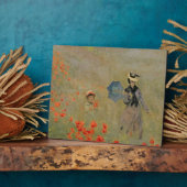 Claude Monet | Wilde papaver nabij Argenteuil Fotoplaat (Zijkant)