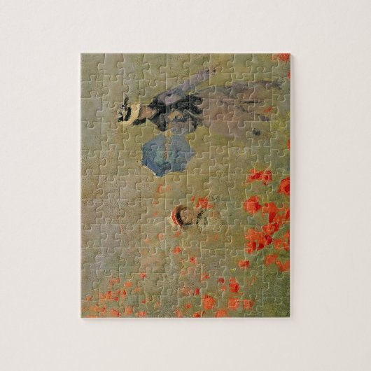 Claude Monet | Wilde papaver nabij Argenteuil Legpuzzel (Verticaal)