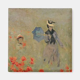 Claude Monet   Wilde papaver nabij Argenteuil Magneet