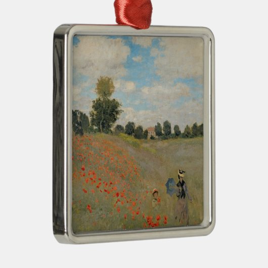 Claude Monet | Wilde papaver nabij Argenteuil Metalen Ornament (Rechts)