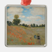 Claude Monet | Wilde papaver nabij Argenteuil Metalen Ornament (Voorkant)