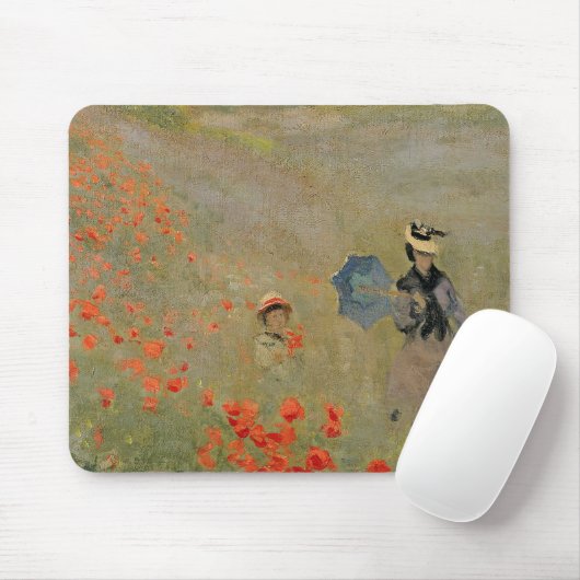 Claude Monet | Wilde papaver nabij Argenteuil Muismat (Met muis)