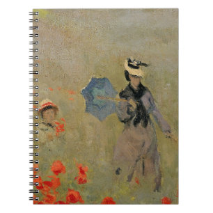 Claude Monet   Wilde papaver nabij Argenteuil Notitieboek