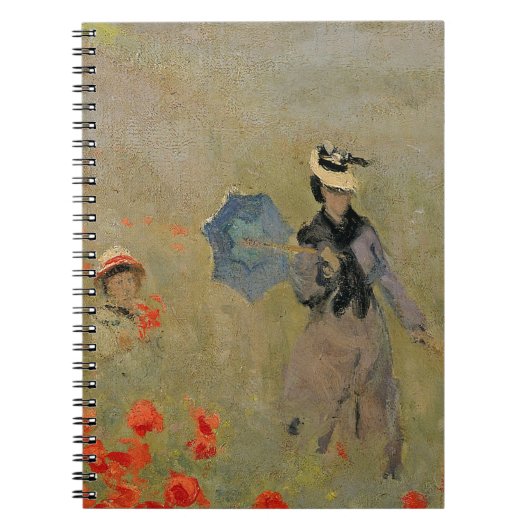 Claude Monet | Wilde papaver nabij Argenteuil Notitieboek (Voorkant)