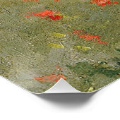 Claude Monet | Wilde papaver nabij Argenteuil Poster (Hoek)