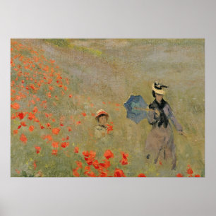 Claude Monet   Wilde papaver nabij Argenteuil Poster