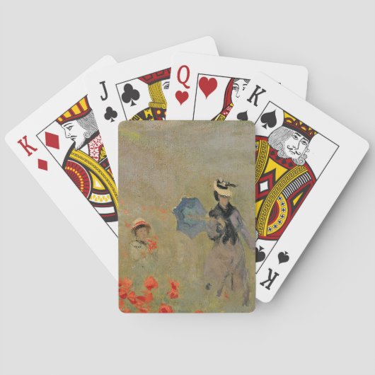 Claude Monet | Wilde papaver nabij Argenteuil Speelkaarten (Achterkant)